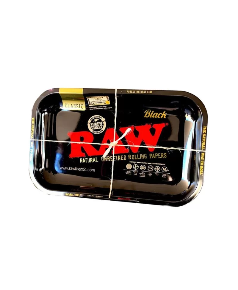Rolling Tray Black RAW Medium