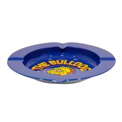 Blue Metal Ashtray The Bulldog Original