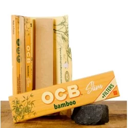 Mortalhas Organic Bamboo KS Slim + Filtros - OCB