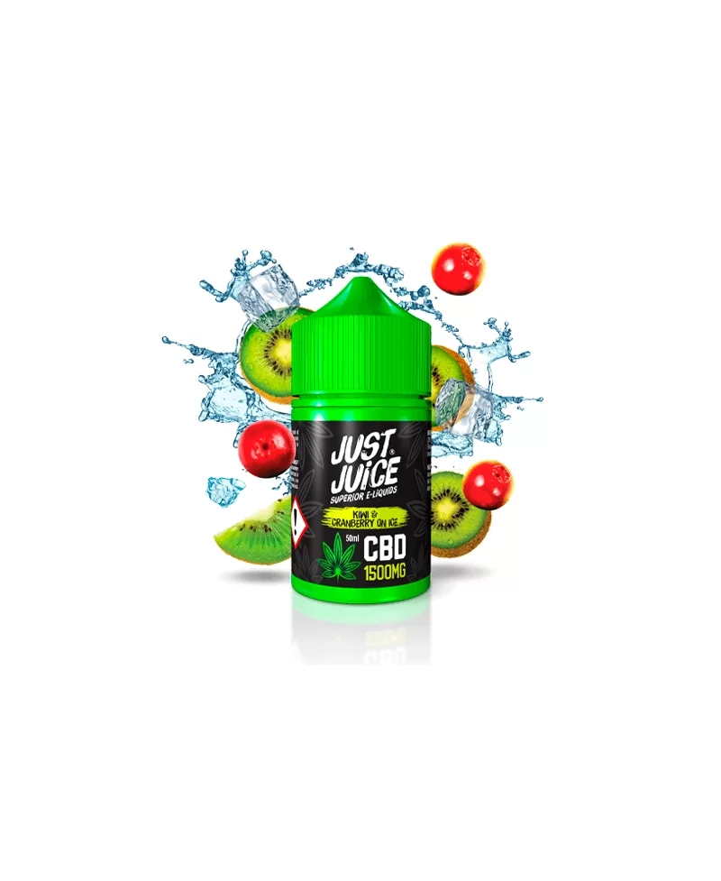 Kiwi Cranberry on Ice 50ml - Just Juice CBD