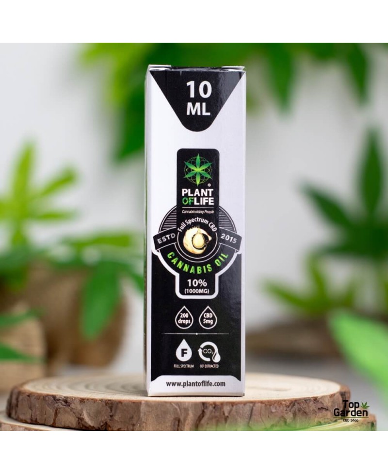 Óleo CBD 10% 10ml Full Spectrum - Plant of Life CBD