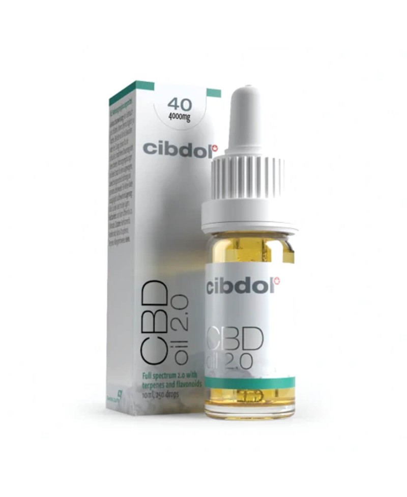 Óleo CBD 40% 10ml Full Spectrum 2.0 - Cibdol CBD