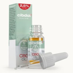 CBD+CBG Oil 2.5% 10ml Full Spectrum - Cibdol CBD