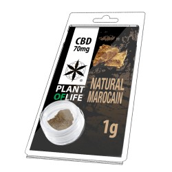 Hash CBD 7% Natural Marocain 1G - Plant of Life CBD