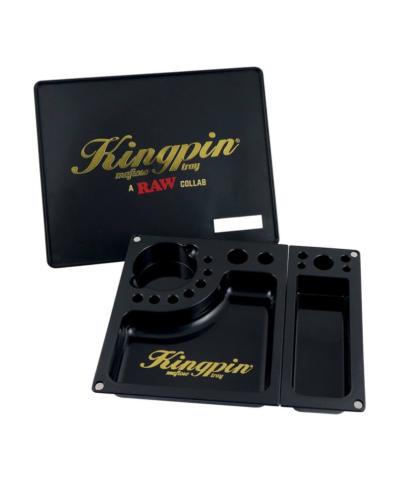 Rolling Tray RAW & Kingpin Mafioso