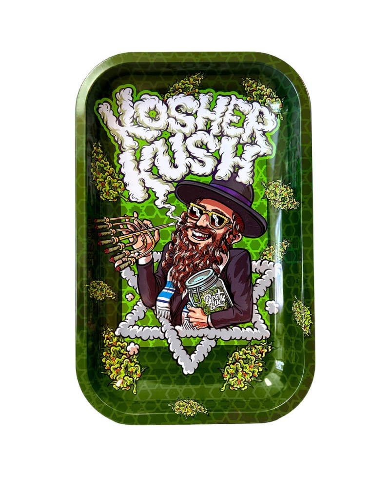 Rolling Tray Best Buds Kosher Kush Metal Medium