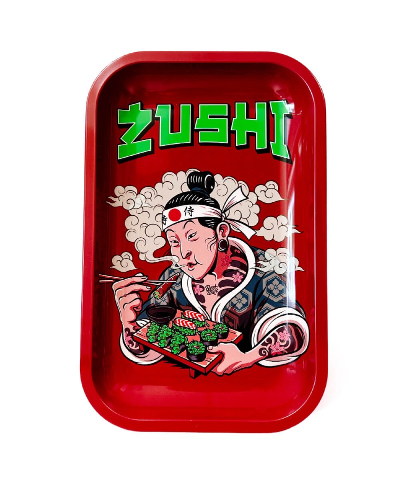 Rolling Tray Best Buds Zushi Metal Medium