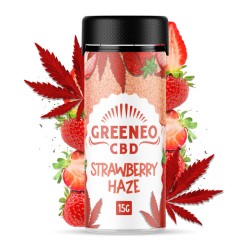 Flor CBD Strawberry Haze 15Gr. Greeneo - Flor de Cânhamo
