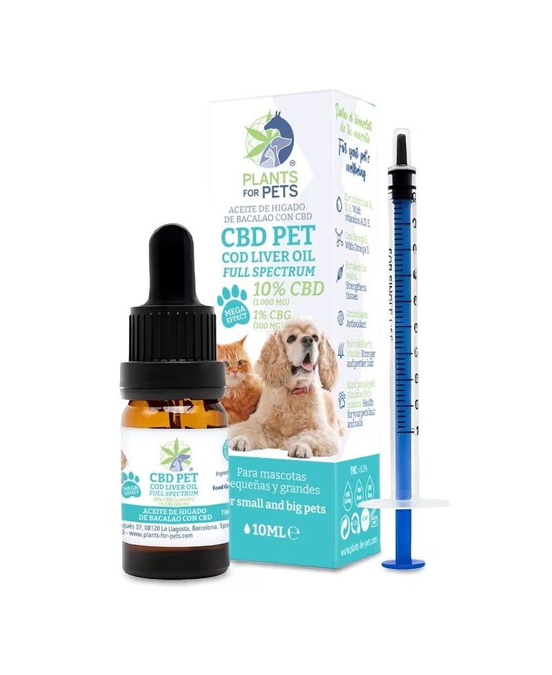 10% CBD + 1% CBD Oil Pets Full Spectrum 10ml - Plant of Life